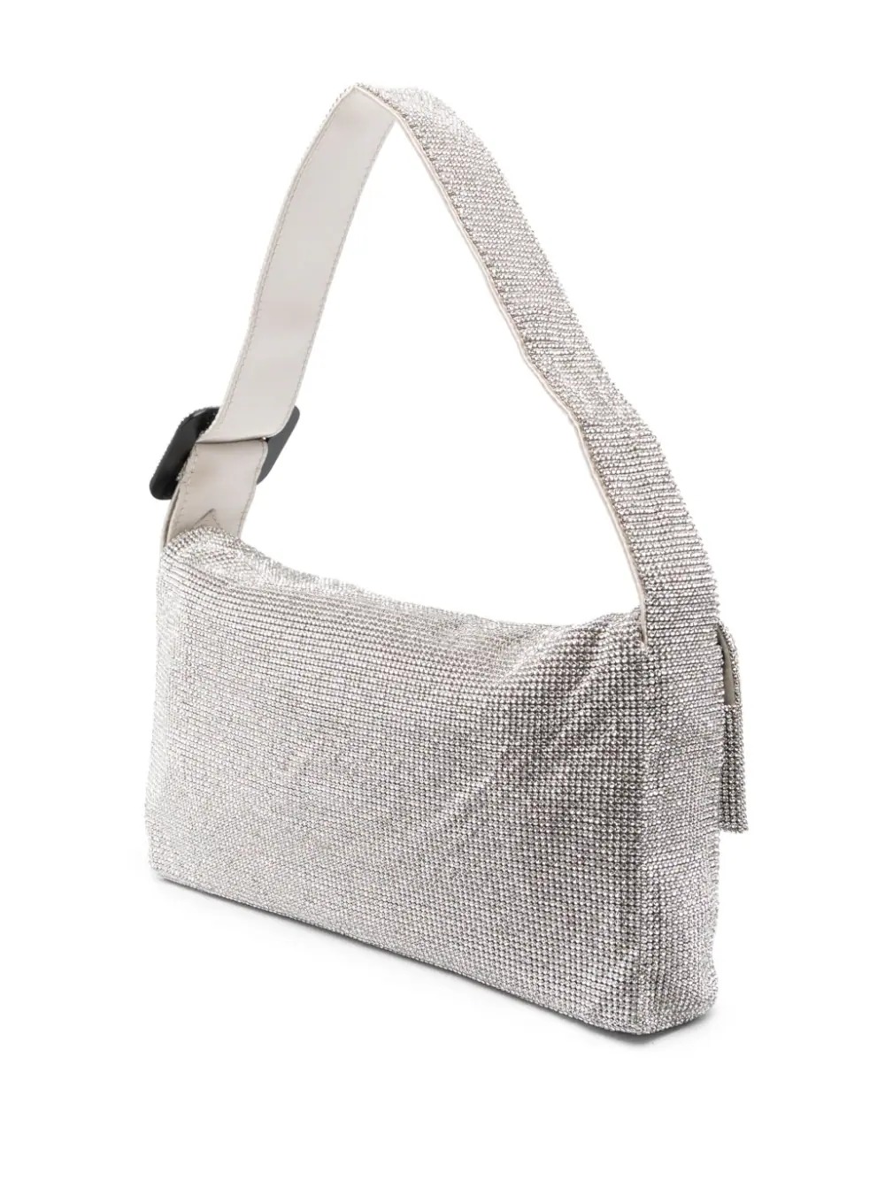 Crystal On Silver Vitty La Grande Bag